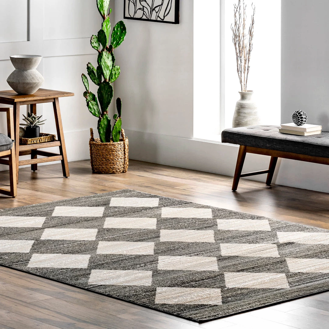 NuLOOM Gianna Contemporary Geometric Checker Tile Area Rug 2 NuLOOM Gianna Contemporary Geometric Checker Tile Area Rug