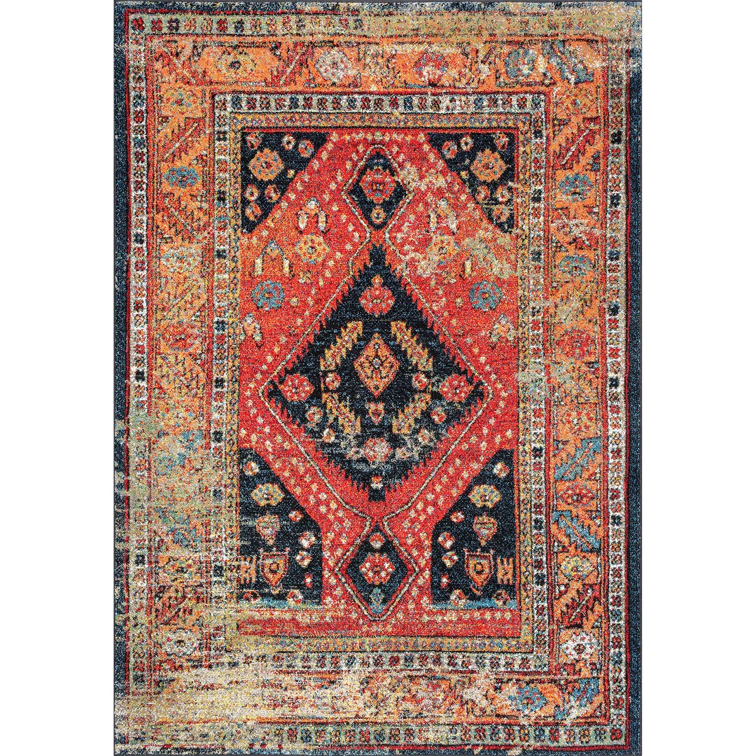 NuLOOM New Arrivals Indoor/Outdoor Transitional Emblem Patrice Area Rug 1 NuLOOM New Arrivals Indoor/Outdoor Transitional Emblem Patrice Area Rug