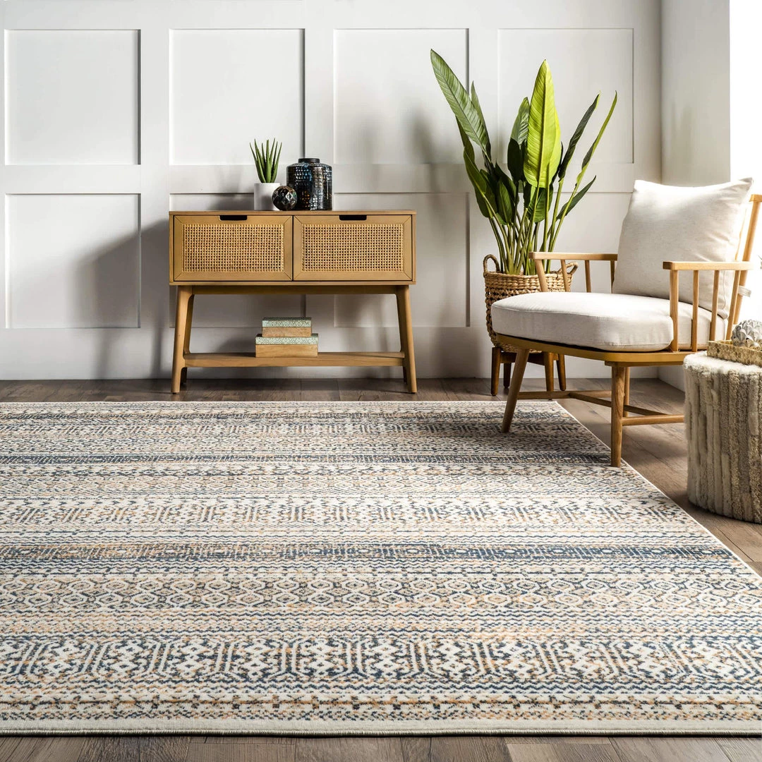 NuLOOM Lily Transitional Stripes Tribal Area Rug New Arrivals 8 NuLOOM Lily Transitional Stripes Tribal Area Rug New Arrivals