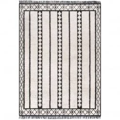 NuLOOM Caroline Tribal Stripe Soft Shag Fringe Area Rug