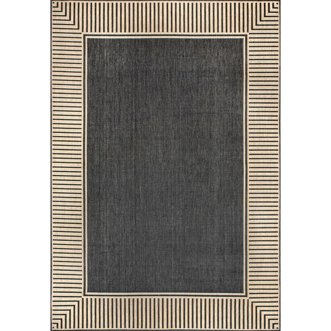 NuLOOM Asha Simple Border Indoor/Outdoor Area Rug New Arrivals 1 NuLOOM Asha Simple Border Indoor/Outdoor Area Rug New Arrivals
