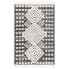 NuLOOM Saveah High Low Soft Shaggy Moroccan Diamond Tassel Area Rug