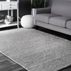 NuLOOM Hand Woven Chunky Woolen Cable Area Rug Best Sellers 65 NuLOOM Hand Woven Chunky Woolen Cable Area Rug Best Sellers