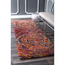 NuLOOM Ardelle Swirl Shaggy Area Rug