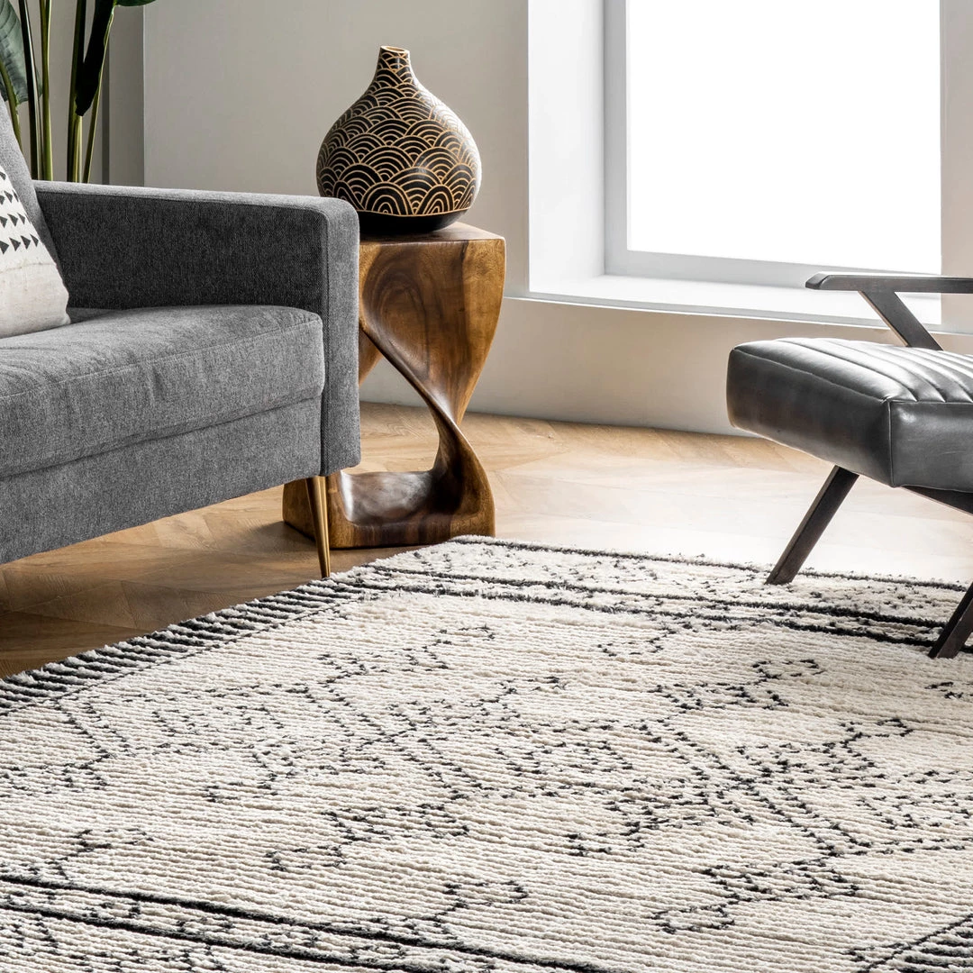 NuLOOM Iliana Soft Shag Geometric Diamond Fringe Area Rug New Arrivals 9 NuLOOM Iliana Soft Shag Geometric Diamond Fringe Area Rug New Arrivals