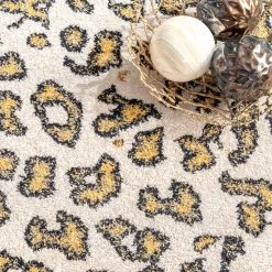 NuLOOM Leopard Print Area Rug Traditional
