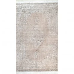 NuLOOM New Arrivals Vintage Medallion Cantrell Fringe Area Rug 34 NuLOOM New Arrivals Vintage Medallion Cantrell Fringe Area Rug