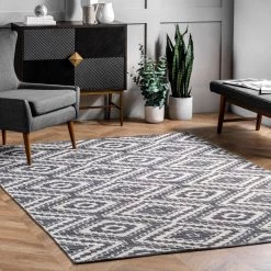 NuLOOM Thea Geometric Aztec Cotton Area Rug