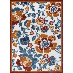 NuLOOM New Arrivals London Textured Floral Indoor/Outdoor Area Rug