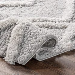 NuLOOM Vivianne High Low Moroccan Diamond Soft Shaggy Area Rug New Arrivals