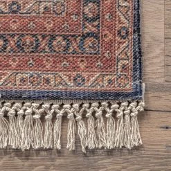 NuLOOM Lexie Hand Woven Traditional Medallion Flatweave Fringe Area Rug New Arrivals 13 NuLOOM Lexie Hand Woven Traditional Medallion Flatweave Fringe Area Rug New Arrivals