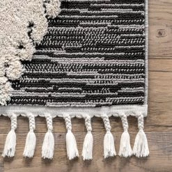 NuLOOM Kylee Soft Shaggy Textured Tassel Area Rug