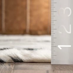 NuLOOM Faux Cowhide Washable Area Rug New Arrivals