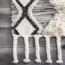 NuLOOM Yara Shaggy Helix Diamonds Area Rug 7 NuLOOM Yara Shaggy Helix Diamonds Area Rug