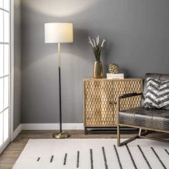 NuLOOM Leon 61" Metal Floor Lamp