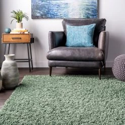 NuLOOM Kara Solid Shag Area Rug Shags