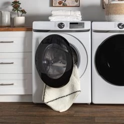 NuLOOM New Arrivals Diamond Pinstriped Washable Shag Area Rug