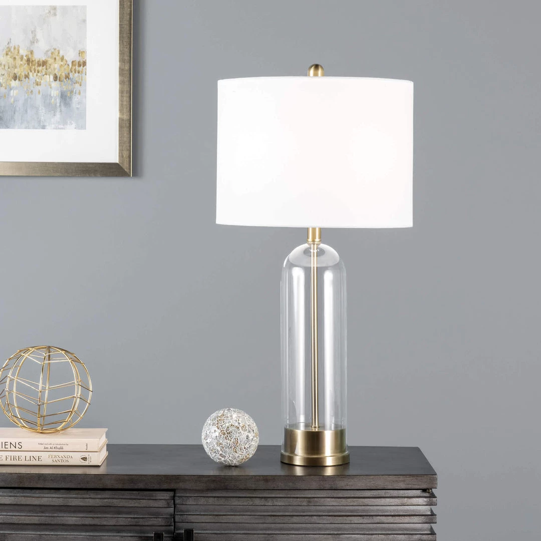 NuLOOM New Arrivals Bayhill 28" Glass Table Lamp 18 NuLOOM New Arrivals Bayhill 28" Glass Table Lamp