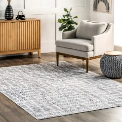 NuLOOM Mitzi Abstract Lines Machine Washable Area Rug New Arrivals