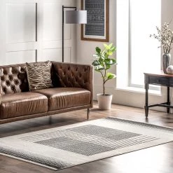 NuLOOM New Arrivals Kacey Abstract Contemporary Stripes Area Rug