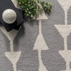 NuLOOM New Arrivals Farrah Wool Contemporary Geometric Area Rug