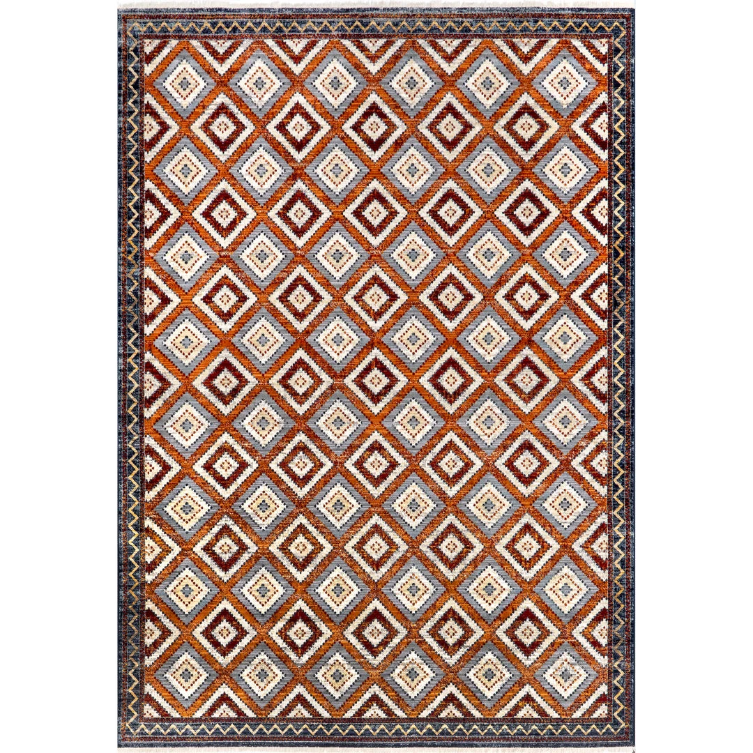NuLOOM Bernice Southweastern Diamond Borderd Area Rug New Arrivals 1 NuLOOM Bernice Southweastern Diamond Borderd Area Rug New Arrivals