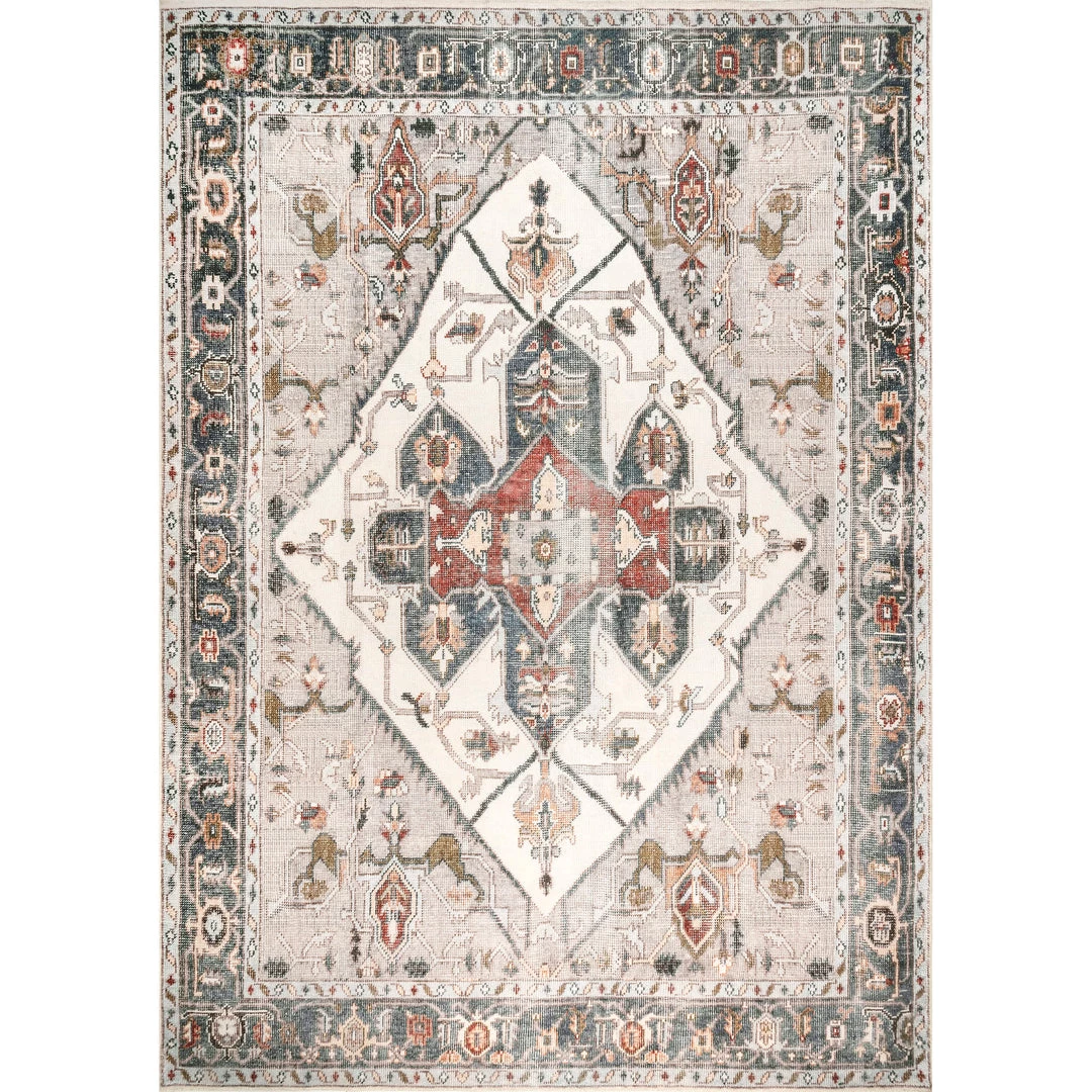 NuLOOM Mali Machine Washable Traditional Medallion Area Rug New Arrivals 1 NuLOOM Mali Machine Washable Traditional Medallion Area Rug New Arrivals