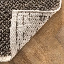 NuLOOM Lilah Hand Woven Jute And Cotton Plaid New Arrivals