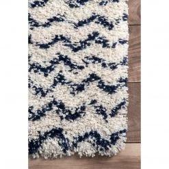 NuLOOM New Arrivals Cuellar Chevron Shaggy Area Rug 39 NuLOOM New Arrivals Cuellar Chevron Shaggy Area Rug
