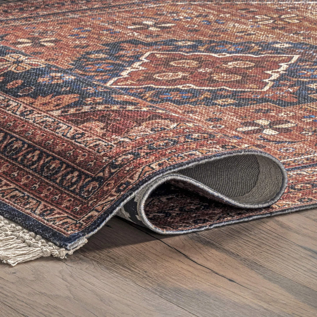 NuLOOM Lexie Hand Woven Traditional Medallion Flatweave Fringe Area Rug New Arrivals 4 NuLOOM Lexie Hand Woven Traditional Medallion Flatweave Fringe Area Rug New Arrivals