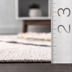 NuLOOM Atlee Hand Woven Textured Shaggy Cotton Area Rug