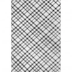 NuLOOM Linda Plaid Washable Area Rug