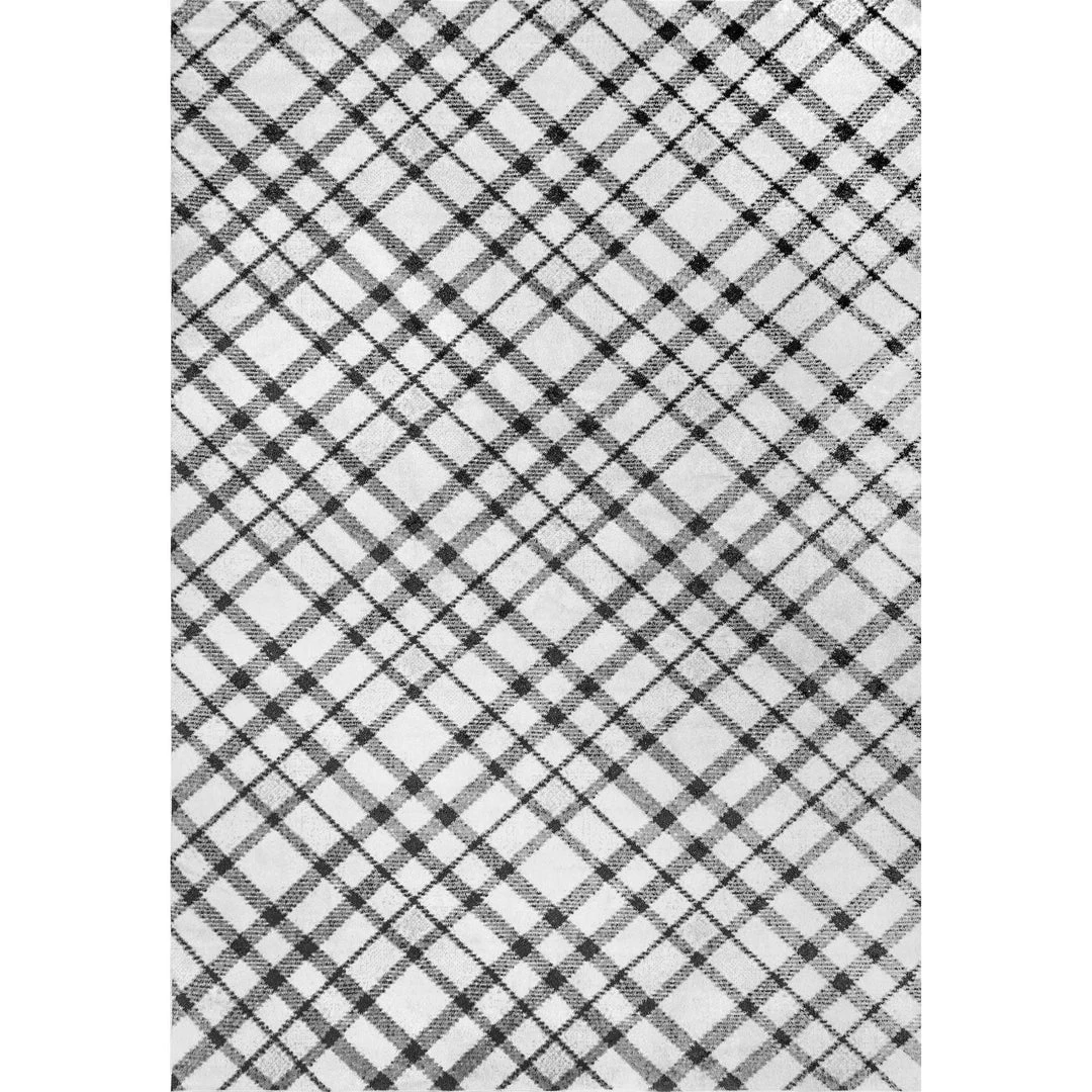 NuLOOM Linda Plaid Washable Area Rug 1 NuLOOM Linda Plaid Washable Area Rug