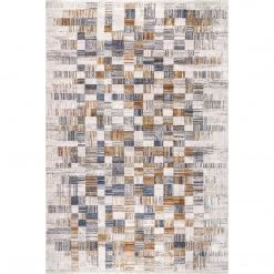NuLOOM Mindy Faded Contemporary Tiles Fringe Area Rug