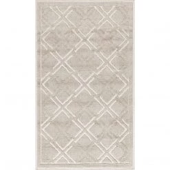 NuLOOM Sheridan Textured Diamond Trellis Bath Mat