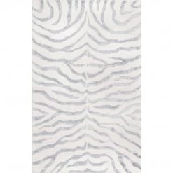 NuLOOM Contemporary Hand Tufted Plush Zebra Area Rug