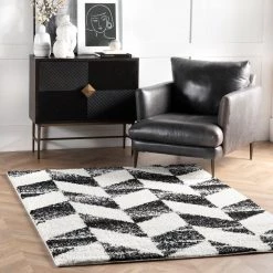 NuLOOM Avery Herringbone Cozy Shag Area Rug New Arrivals