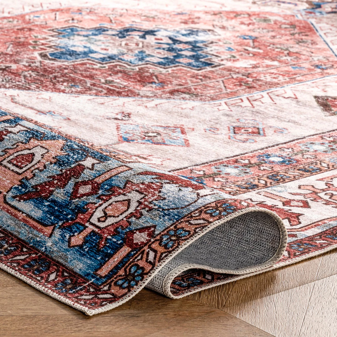 NuLOOM Eliza Machine Washable Traditional Medallion Area Rug New Arrivals 4 NuLOOM Eliza Machine Washable Traditional Medallion Area Rug New Arrivals