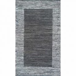 NuLOOM Runners Handwoven Solid Striped Border Neta