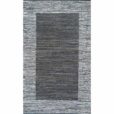 NuLOOM Runners Handwoven Solid Striped Border Neta 1 NuLOOM Runners Handwoven Solid Striped Border Neta