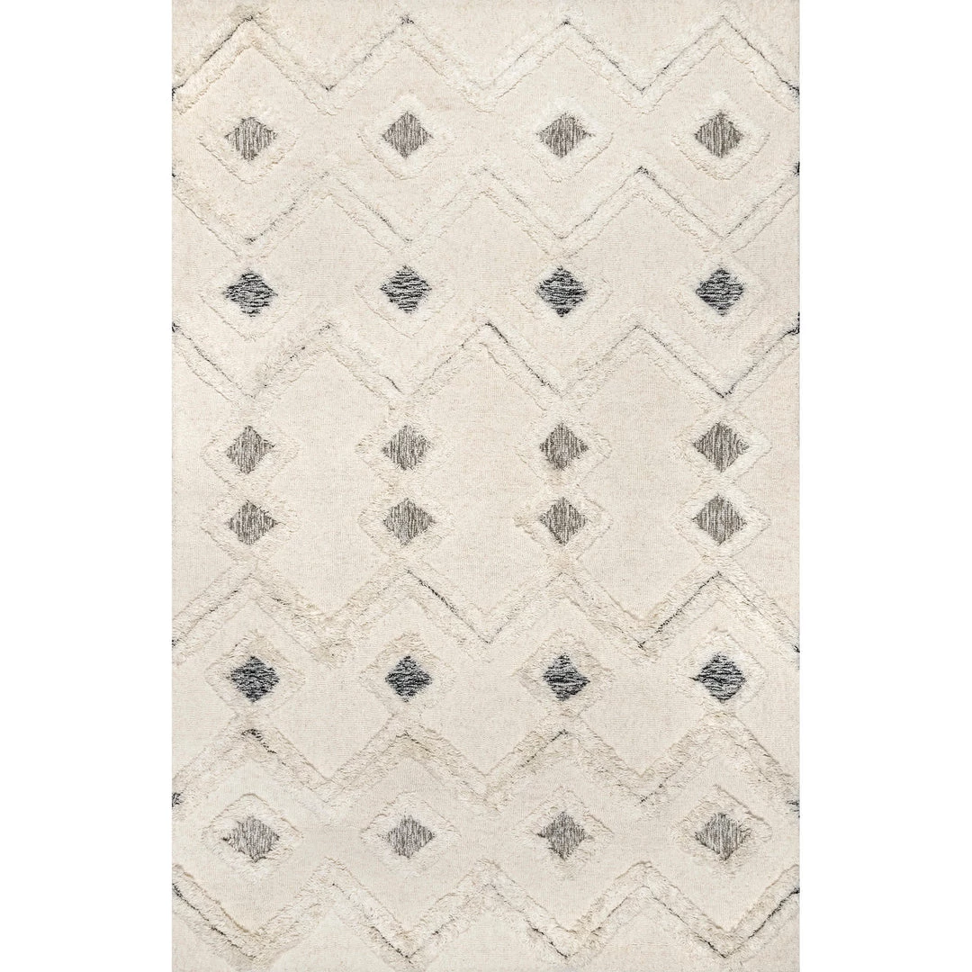 NuLOOM New Arrivals Lachelle Moroccan Diamond Wool Area Rug 1 NuLOOM New Arrivals Lachelle Moroccan Diamond Wool Area Rug
