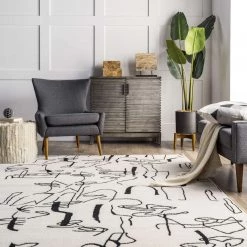 NuLOOM New Arrivals Mirabella Contemporary Art Area Rug