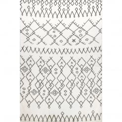 NuLOOM Tribal Striped Washable Shag Area Rug
