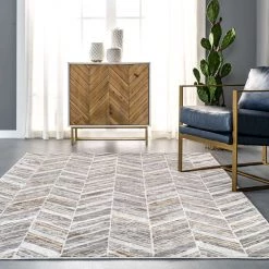 NuLOOM Masha Modern Abstract Chevron Area Rug