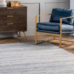 NuLOOM New Arrivals Diem Geometric Cotton Tassel Area Rug