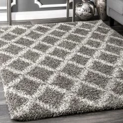 NuLOOM Sharika Lattice Shaggy Area Rug New Arrivals