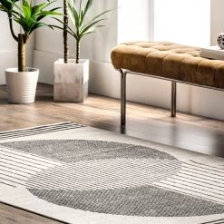 NuLOOM Blaire Contemporary Solar Eclipse Area Rug