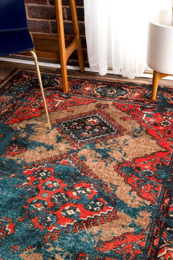 NuLOOM Traditional Distressed Tribal Lavonna Area Rug 3 NuLOOM Traditional Distressed Tribal Lavonna Area Rug