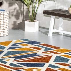 NuLOOM Alexia Contemporary Geometric Indoor/Outdoor Area Rug