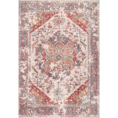 NuLOOM Nataly Hand Knotted Bloom Medallion Area Rug New Arrivals 1 NuLOOM Nataly Hand Knotted Bloom Medallion Area Rug New Arrivals